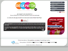 Tablet Screenshot of deskpatch.com